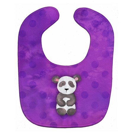 CAROLINES TREASURES Polkadot Panda Bear Watercolor Baby Bib BB7375BIB